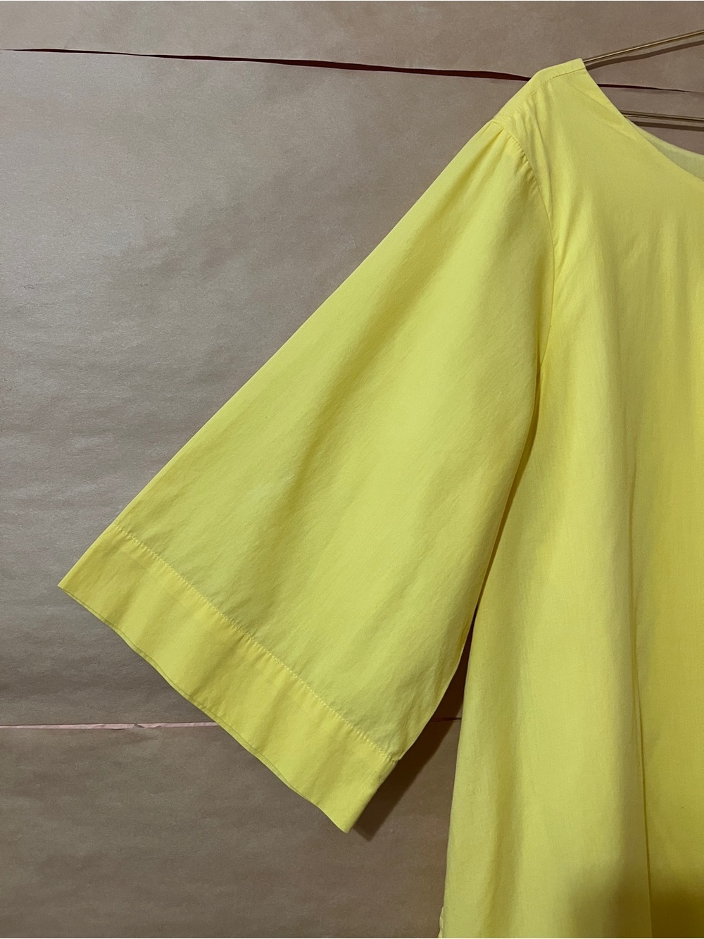Frances Valentine | Zennia Flower Dress Floral Applique Hem Mini Yellow Size XL - Picture 5 of 15